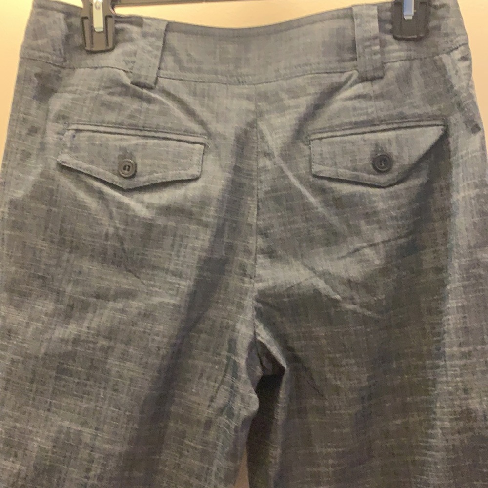 AB Studio Gray Women Capri Size 2 - Picture 3 of 6